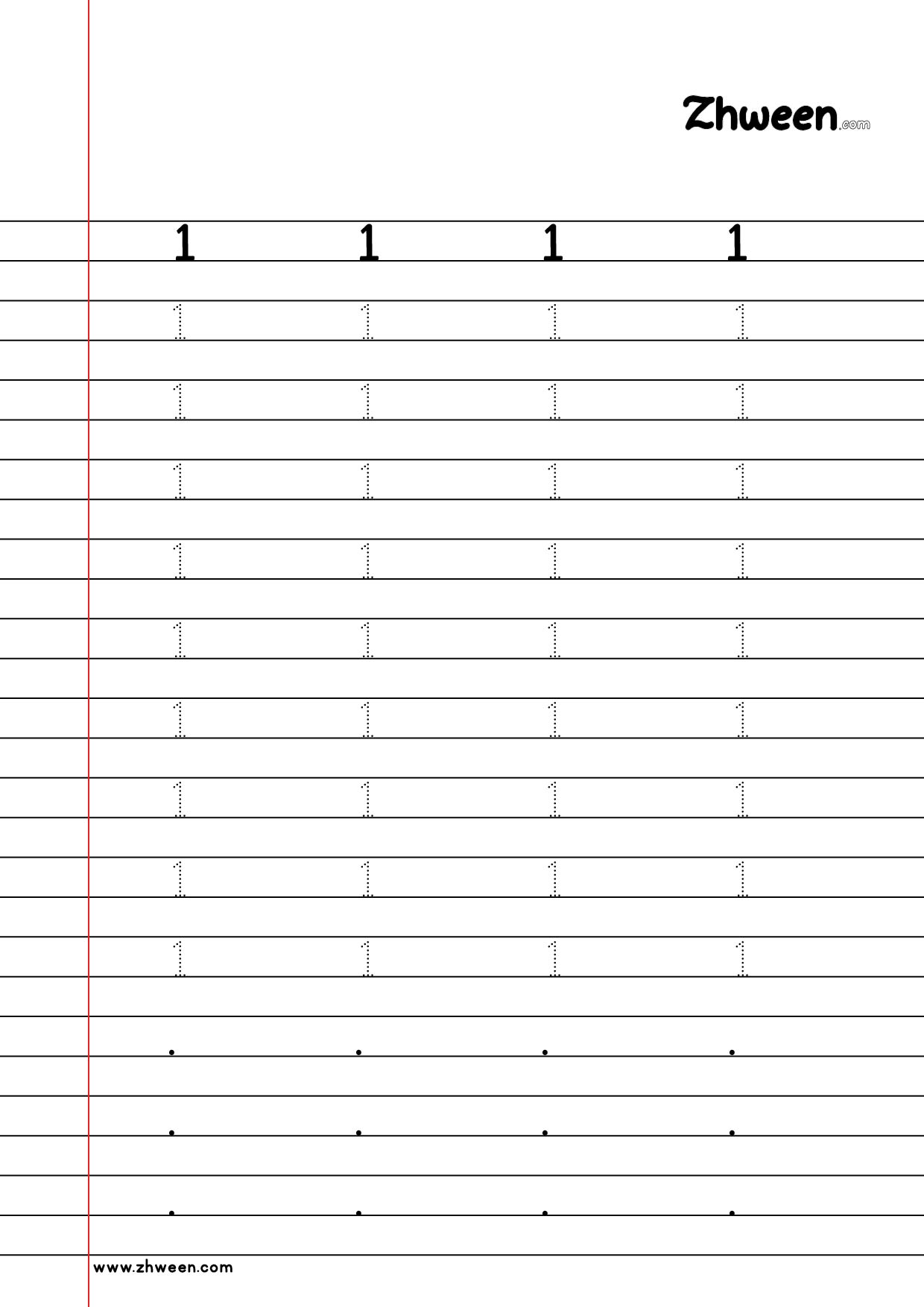 Tracing Number 1-20 [English]