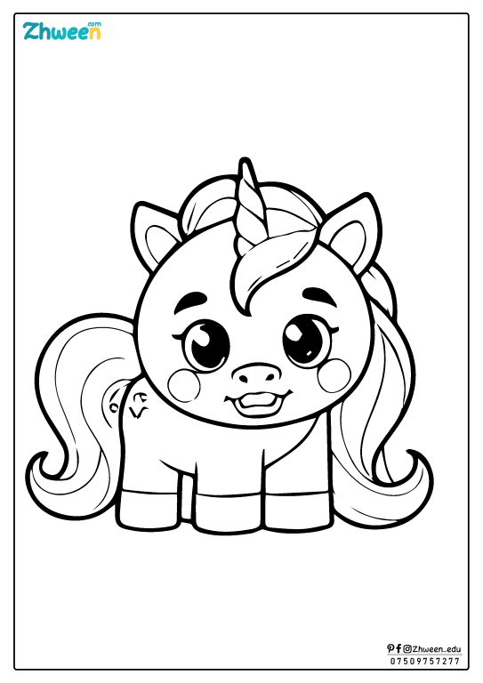 coloring unicorn