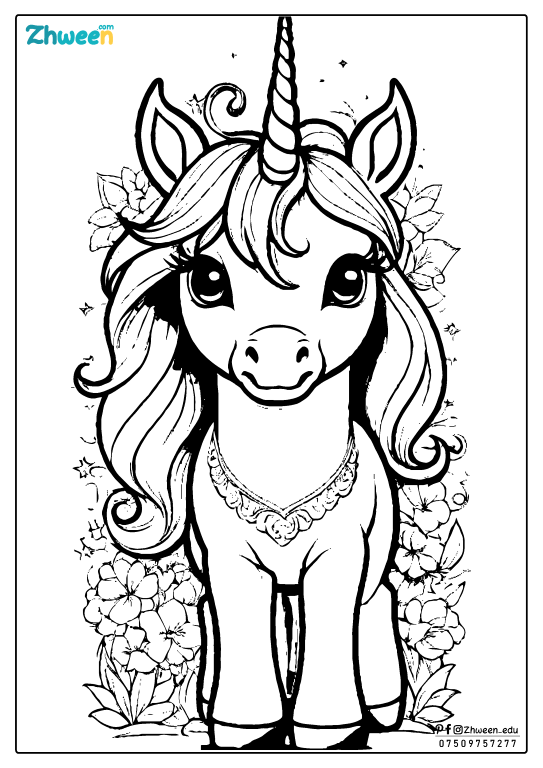 coloring unicorn