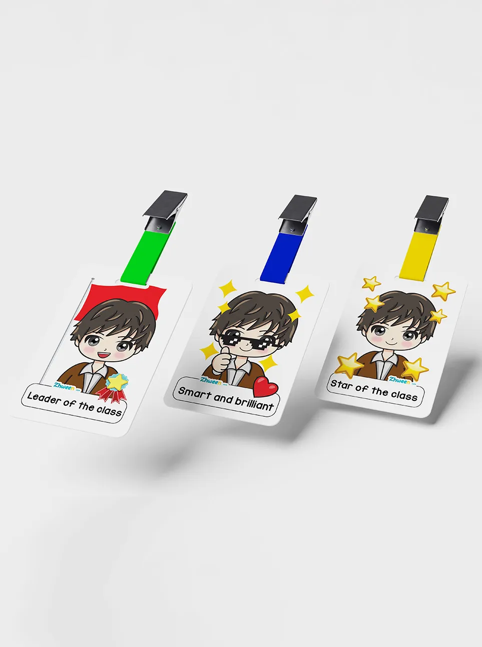 badge reward Zhween character boy