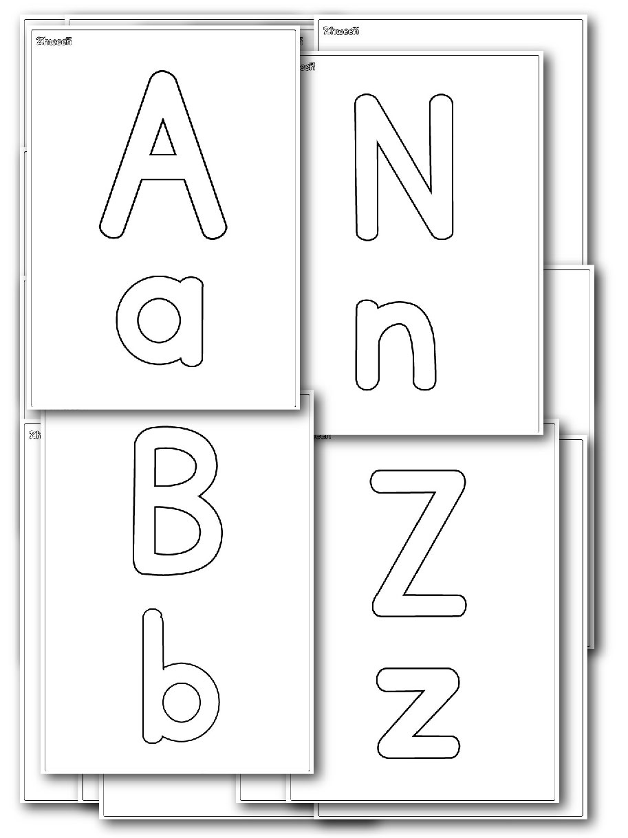 Alphabet Coloring Worksheets