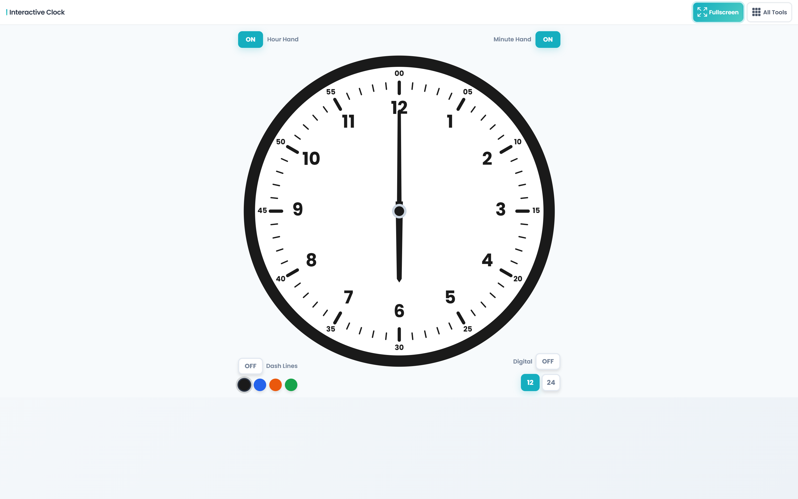 Interactive Clock