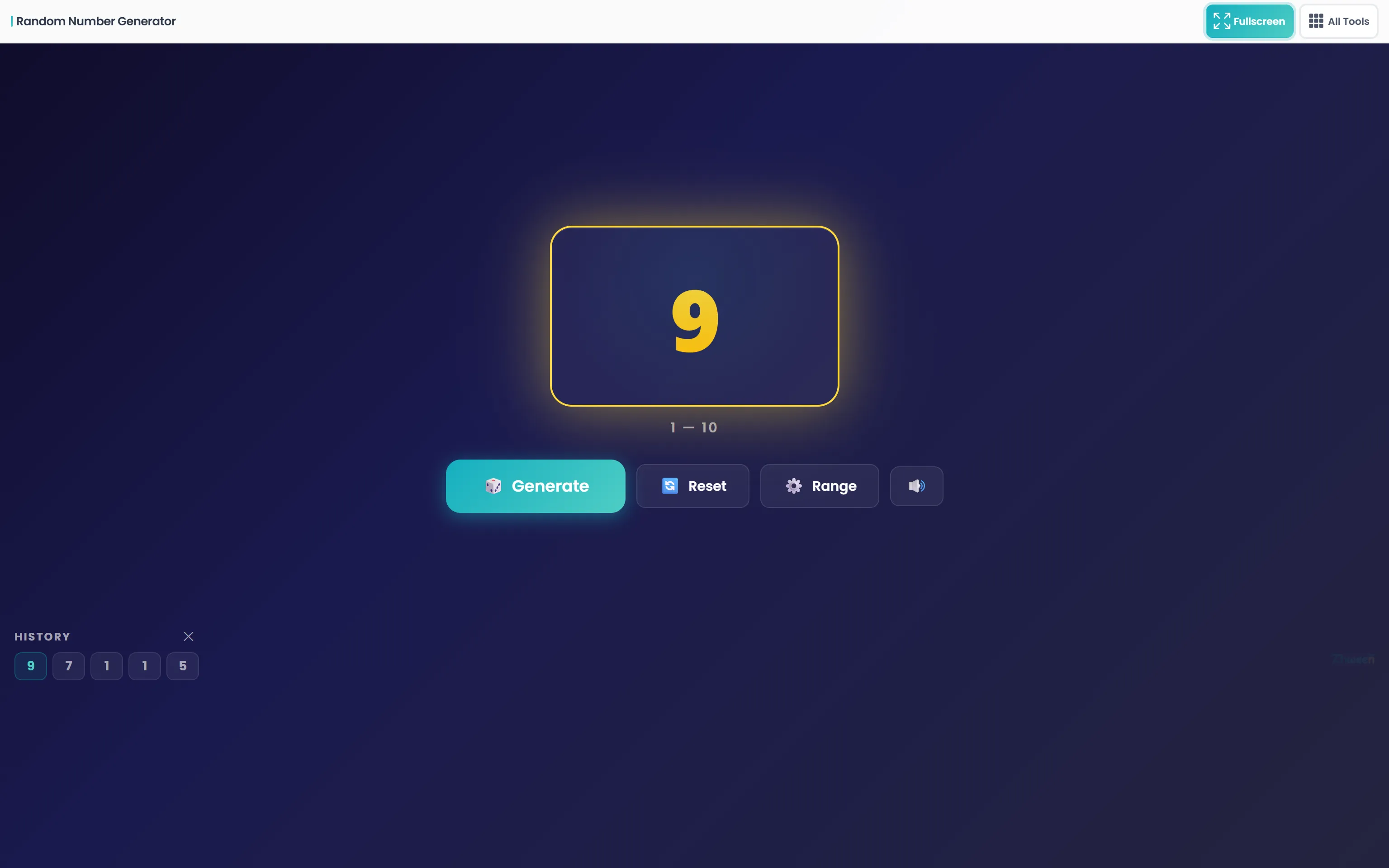 Random Number Generator