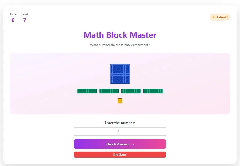 Math block Master
